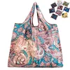 Big Size Thick Nylon Large Tote Reusable Polyester Portable Shoulder Women's Handbags Folding Pouch Shopping Bag Foldable