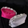 Handtasche Luxus glänzender Kristallbaus Designer -Strass -Kupplungsbeutel