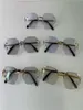 Buff sunglasses pochromic lens colors changed in sunshine from crystal clear to dark diamond cut lens rimless metal frame outdo5217533