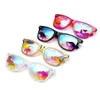 Cfgoggle kalejdoskop kolorowe okulary festiwal impreza przeciwsłoneczna soczewki Women039s okulary przeciwsłoneczne okulary Caleidoscoop Zonnebri3947233