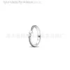 Designer pandoras ring Panjiadora White Copper S925 Christmas New Love Star Ring Blue Fashion Versatile Couple Ring