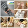 Pantoufles maisons chaussures gai glisses de chambre showers chambre chaude moelleuse salon confort doux porte coton slipper ventilates femme hommes noirs rose blanc