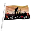 Tillbehör Flagga Anzac Poppy Remembrance Day Flag Polyester med mässing GROMMETS Memorial Gift Flag Vuxen för inomhus- och utomhusdekoration