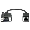 RJ45 to VGA Extender Male to LAN CAT5 CAT6 RJ45 Network Ethernet Cable Female Adapter Computer Extra Switch Converter