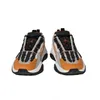 Diseñador Casual Men zapatos Sport Luxury Classical Slip-On Scarpe con caja Avencionable Ligera Ligera No Slip Bone Shoes Wave Suele Chaussure