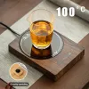 Utensili Tazza da caffè Scaldatazze per Home Office Latte Tè Tappetino riscaldante per acqua 5 temperature costanti Spegnimento automatico opzionale Migliore idea regalo 100°C