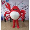 Costumi della mascotte Costume della mascotte del vestito operato dalla peluche del fumetto della mascotte dell'aragosta del granchio rosso di Natale di Halloween