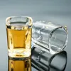 6PCS Sガラスセット透明な白ワインカップホルダードリンクウェアウイスキーバーテンダーツールバーアクセサリー240315