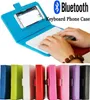 Capa de telefone com teclado Bluetooth para iPhone 6 6S Capa de couro com teclado sem fio para Lenovo Samsung Huawei Xiaomi ZTE Sony HTC3739685