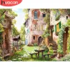 Stitch Huacan Nuovi arrivi 2023 Dipinto di diamante Paesaggio Tree Mosaico Kit di ricamo da ricamo a parete