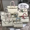 オリジナルのBirkknsバッグJin Yan Women Bags新しいトーゴトップレイヤーカウレザーバッグネットレッドY58y