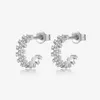 VEWANT – boucles d'oreilles en argent Sterling 925, cercle de luxe, Huggies, Clips de perçage, Rock Punk, bijoux fins pour femmes, cadeau