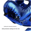 Skyddsutrustning Cross Beam innesluten huvudskydd Näsbrygg Boxning Fighting Helmet MMA FL Surround Training Equipment er Drop Del Dhodf