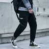 Novo estilo outono inverno calças de carga dos homens fi lado pokets hip hop techwear corredores masculino japonês streetwear calças calças y4wq #