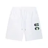 Gu High Version Spring/summer New Letter Green Toothbrush Simple Shorts for Men and Women