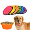 Köpek kaseleri besleyiciler 500pcs Pet Cat Bowl Yavru İçme Çıkarılabilir Kolay Dışarı Çıkarma Su Besleyicisi Seyahat Yemek Toptan Damla Del Dho1z