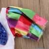 0-6y Baby Girl Summer Sweet Clothing Zestaw Maluch Kids Circus Party Birthday Sukienka urodzinowa i plony