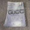 Jeans de grife para homens clássico bordado alfabeto jean marca moda algodão calças estiramento alta qualidade outono e inverno f01k9