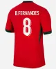 Portugal 2024 Euro Pokal Fußballtrikot Raphael Guerreiro Ricardo Horta Diogo Costa Bernardo Sia Neves Ruben Dias Nationalmannschaft Home Away Kid Kit