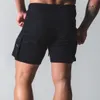 Cott Casual Shorts Men Gym Fitn Bermuda Summer chuda patchwork krótkie spodnie dna męskie kulturystyka