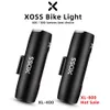 Xoss Bike Light Headlight Waterproof USB Raddningsbar Front Lamp Bicycle Flash Light 240322