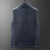 marca coccodrillo Cmere Vest Autunno Inverno Casual Sleevel Giacca da uomo Warm Fleece Men Vest Jacket Thick Sleevel Men's Vest X7ic #