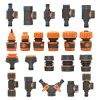 Kits 20pcs 1/2 3/4 1 Inch Garden Hose Quick Connector Stop Water Connector 32/20/16mm Car Wash Hose Pipe Coupler Joint