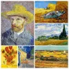 Ścieg 5d Diy Diamond Malarstwo Światowy obraz Streszczenie van gogh haft haftowy