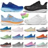 Hoka Hokas Hokaed One Casual Shoes Womens Bondi 8 Clifton 9 8 Triple White Free People Mens White Eggnog Shifting Sand Coastal Sky Seaweed Movement Coast Sneakers【code ：L】