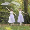 傘完全自動透明な透明な傘コンパクト折りたたみのための女の子レイン亜鉛合金装飾
