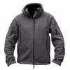 Military Man Polar Fleece Tactical Jacket Outdoor Polartec Thermal Breattable Sport Vandring Jacket 24AL#