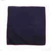 Näsdukar högkvalitativa hanks huvudduk ull Hanks Mens Pocket Square Handle Randig Pure Cotton 23 * 23 cm Bröllopstillbehör Y240326