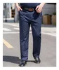 Stor storlek 10xl 145 kg Summer Men Pants Byxor Stretch Elasticity Loose Big Sale Men Classic Khaki Office Pants Z3JK#