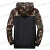 Vestes pour hommes Hommes Casual Bomber à capuche Veste Coupe-vent Printemps Automne Mince Camouflage Sweats à capuche Hommes en plein air Jeunesse Mode Hommes Top T240326