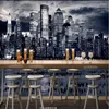 Tapety Wellyu Custom Large - Scale Malowidła The United States of America York City Night Landscape Wallpaper Non Tleven