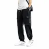 Sommer Jogger Jugend 10XL 9XL Männer Stretched Cargo Knöchel Schwarz Lose Beiläufige Jogginghose Sport Plus Größe 8XL 7XL Harem Hosen q63j #