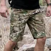 Pantaloncini da uomo Cargo tattico ad asciugatura rapida Pantaloni da trekking militari impermeabili da uomo Tasche multiple da combattimento sottili