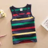 New 2022 Summer Tank Top For Girls Striped Children Undershirt Cotton Kids Underwear Model Teenager Camisole Baby Singlets Clothing