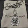 David Yurma Colar Pulseira DY Anel Designer Cabo Pulseira Moda Jóias para Mulheres Homens Ouro Prata Pérola Cabeça Cruz Pulseira Pulseira Dy Jóias 363