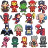 boy cosplay captain hero man Anime charms wholesale childhood memories funny gift cartoon charms shoe accessories pvc decoration buckle soft rubber clog charms