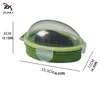 Garrafas de armazenamento 1 pc abacate saver keeper claro verde reutilizável titular recipiente tampa guacamole recipientes de frutas geladeira