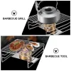 Aprons BBQ Grill Barbecue Grate Camping Wire Rack Cooking Grid Supply Picnic Accessory