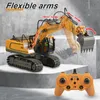 Elektro/Rc Auto Electricrc Rc Kinderspielzeug Fernbedienung für Jungen Radio Bagger Muldenkipper Bldozer Elektro Kinder Geschenk 230529 Drop Dhwmk