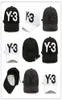 トップファッションの新しいY3パパハットビッグボールド刺繍ロゴ野球キャップ調整可能なストラップバック帽子Y38268457