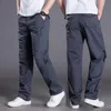 Casual Cargo Pants Multi-Pocket Cott Wear Resistant Loose Straight Byxor Arbeta Men Military Tactical Pants I4HS#