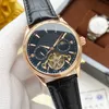 Роскошные мужские мужские часы Top Brand Mechanical Automatic Moding Men Designer Moon Phase Watches Daydate Кожаный водонепроницаемый мужчина wristwatc250d