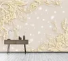 Fonds d'écran Papier Peint personnalisé 3D peintre mural et riche motif en relief étoiles minimaliste Papier Peint TV fond peinture