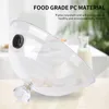 New Creative Transparent Smoke Mask Molecular Cooking Smoker Food Cake Mask Hotel Clubhouse Atmosphere Dish and Tableware