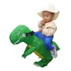 Dinosaur Inflatable Costumes Funny Walking Dressed T-Rex Party Cosplay Carnival Halloween Costume For Adults Kids