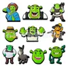 22 colors green monster Anime charms wholesale childhood memories funny gift cartoon charms shoe accessories pvc decoration buckle soft rubber clog charms